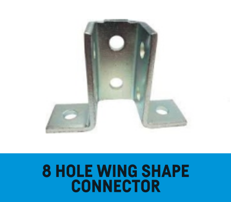 8 Hole wing Shape Connector