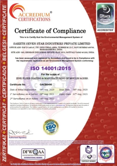 ISO Certificate SSSIL